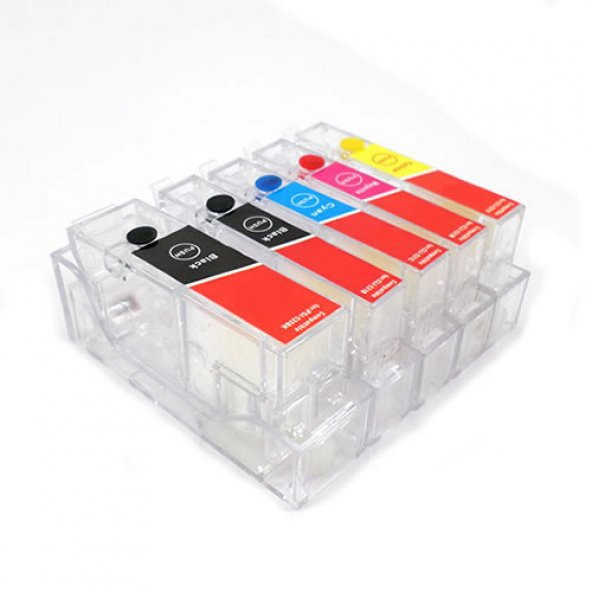 Canon PGI-520 CLI-521 Uyumlu Kolay Dolan Kartuş - 5 Renk ürün görseli 1