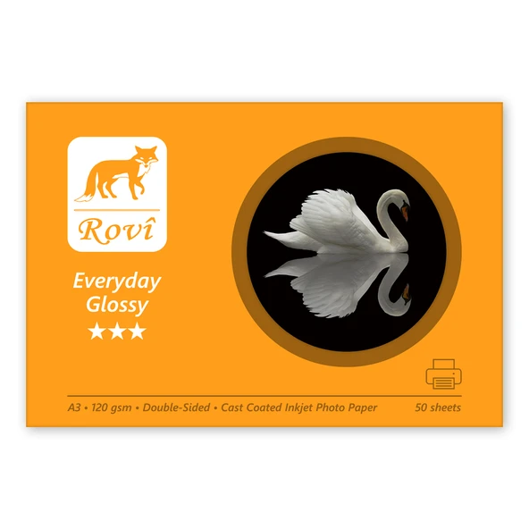 Rovi Everyday Parlak Çift Taraflı Fotoğraf Kağıdı 120gsm 50yp A3