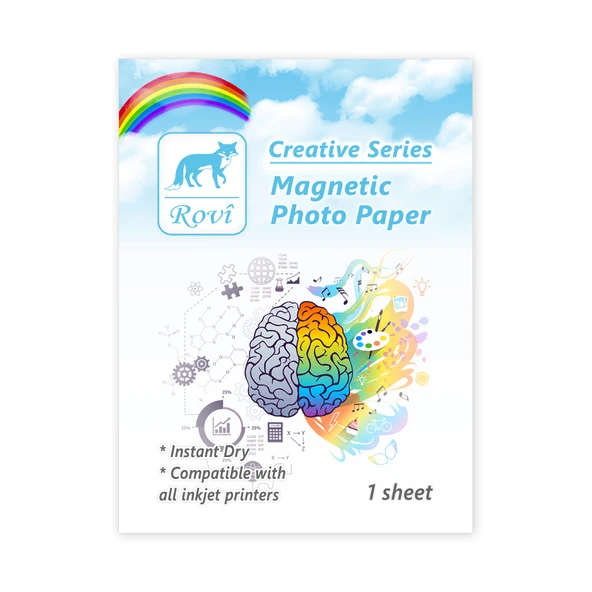 Rovi Creative Mıknatıslı Fotoğraf Kağıdı 640gsm 1yp A4