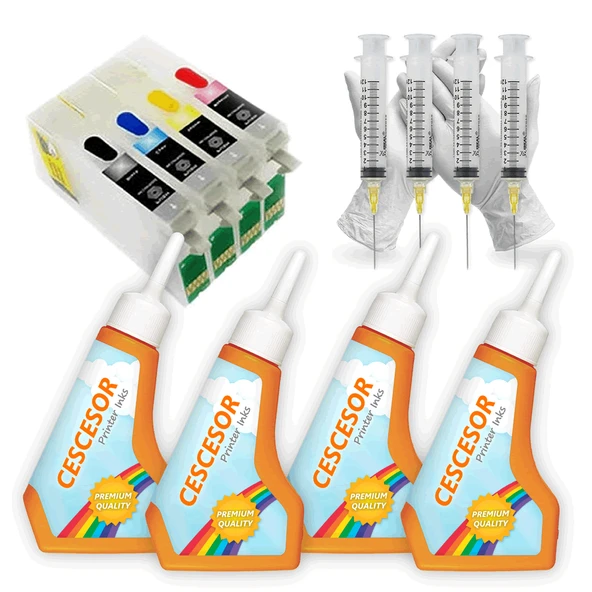 Epson T18XL Uyumlu Kartuş Dolum Seti - 4 Renk ürün görseli 1