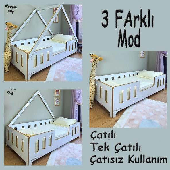 Markaawm Montessori Yatak Çocuk Karyola David - 6