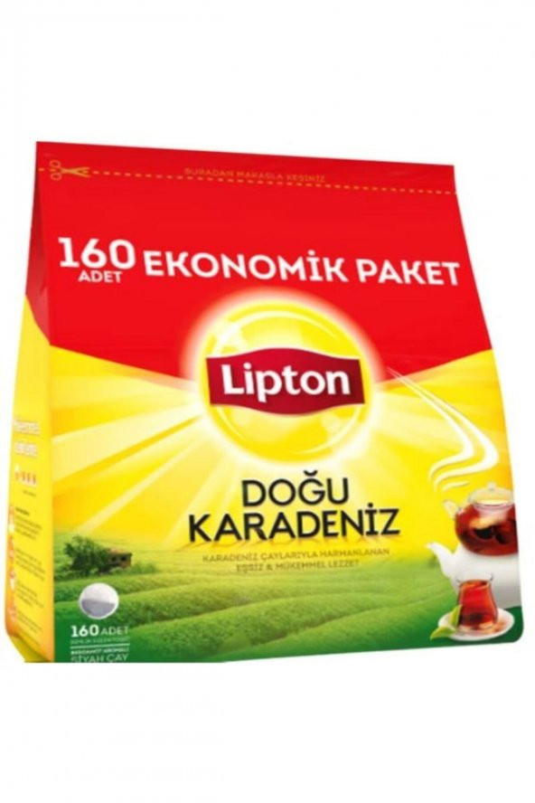 Lipton Doğu Karadeniz 3.2 gr 160'lı Demlik Poşet Çay