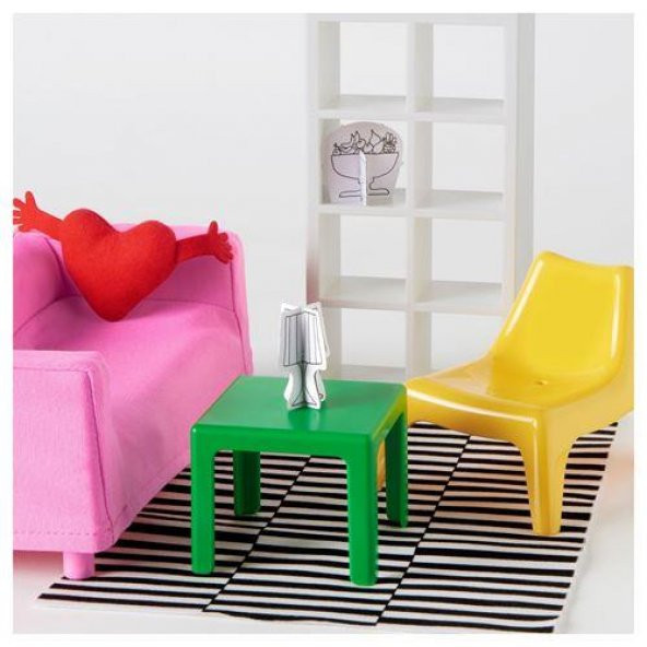 Çocuk Aktivite Oyuncağı Renkli Salon Takımı MeridyenDukkan Salon Mobilya Oyuncak Takımı - 4