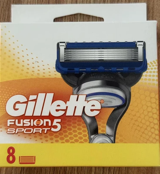 Gillette Fusion5 Sport Yedek Tıraş Bıçağı 8'li