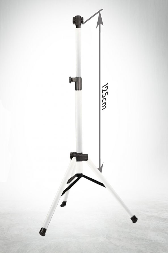 Çok Amaçlı PVC Stand Isıtıcı Ayak Teleskopik Ayarlamalı 125cm GRİ RENK