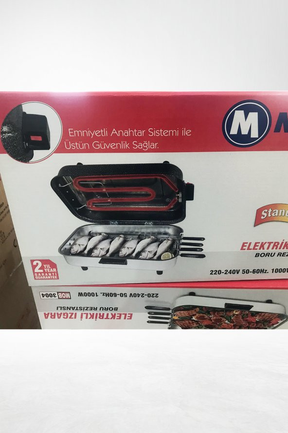 Elektrikli Izgara Barbekü Standart Boy Boru Rezistanslı - 2