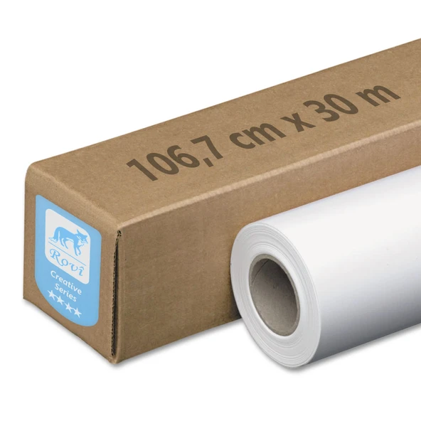 Rovi Creative Mat Plastik 106,7 cm x 30 m Rulo Etiket - 180 gsm ürün görseli 1