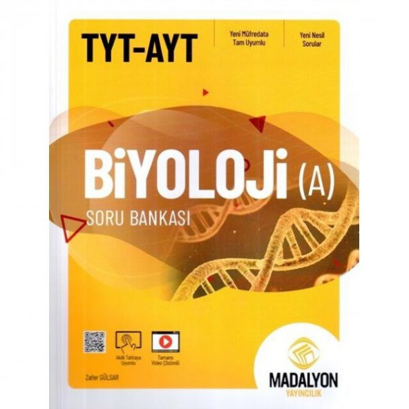 Madalyon Yayınları Tyt Madalyon Serisi Biyoloji-A Soru Bankası 1022