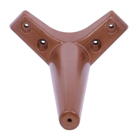 Mobilya Kanepe Sehpa Puf Koltuk Ayağı Kahverengi Baza Ayak 20 cm - 5