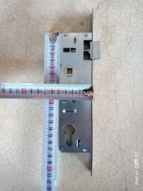 KALE SİLİNDİRLİ GÖMME KİLİT PVC - PEN KAPILAR İÇİN 35 MM