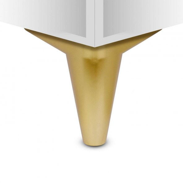 Mobilya Kanepe Sehpa Puf Koltuk Ayağı Altın Baza Ayak 12 cm - 4