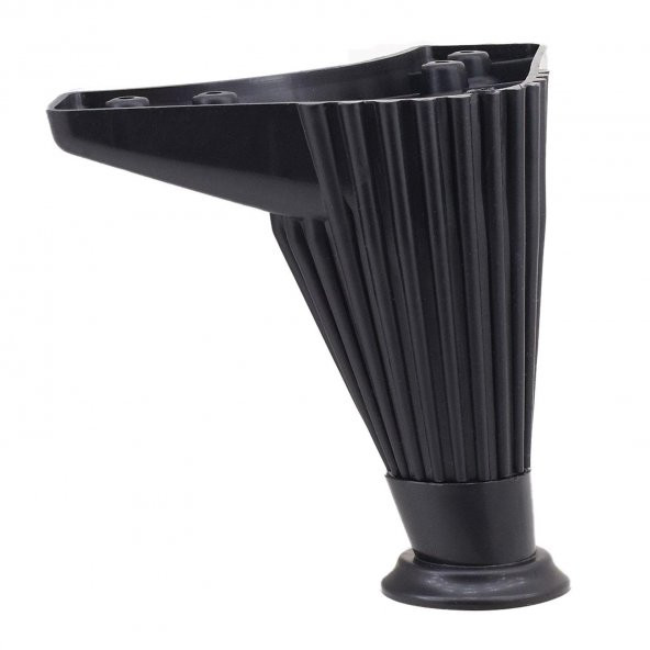 Mobilya Kanepe Koltuk Ünite Puf Ayağı 12 cm Siyah Baza Ayak - 2