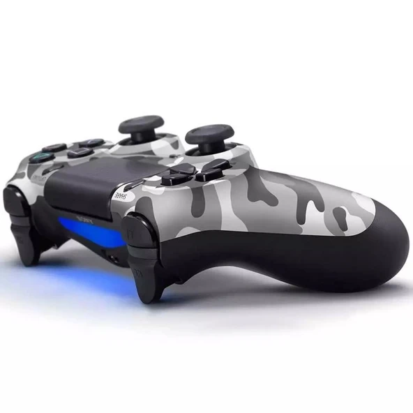 PS4 Dualshock 4 V2 Gamepad Gri Kamuflaj (PS4 Ve Pc Uyumlu) - Resim 2
