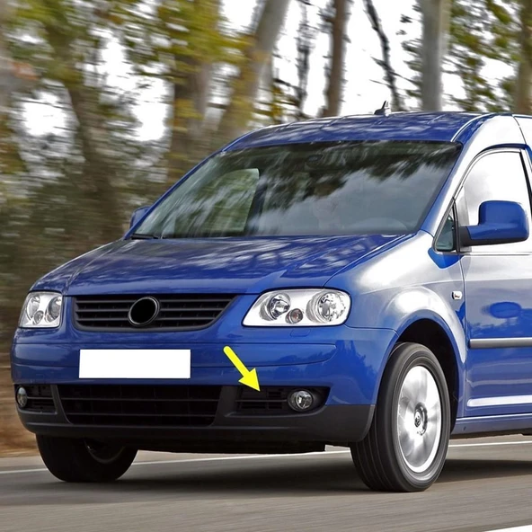 VW Caddy Life 2004-2010 Ön Tampon Sol Sis Farı Kapağı 1T0853665A