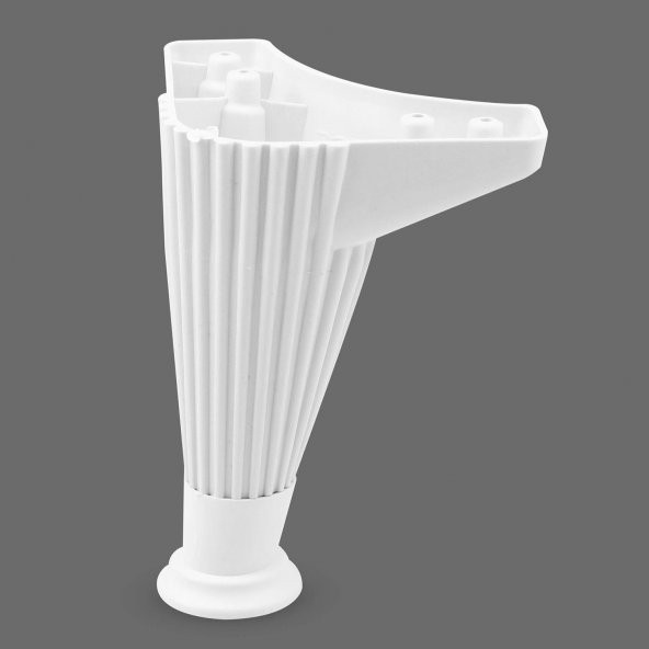 Mobilya Kanepe Koltuk Ünite Puf Ayağı  Beyaz Baza Ayak 17 cm - 2