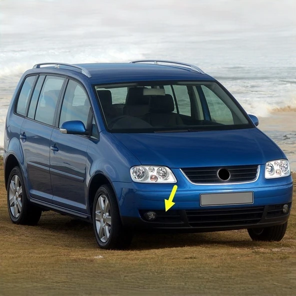 VW Touran 2003-2006 Ön Tampon Sağ Sis Farı Kapağı 1T0853666A