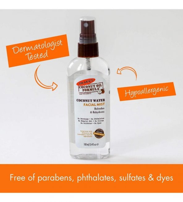 Palmers Coconut Oil Formula Coconut Water Facial Mist 100 ml