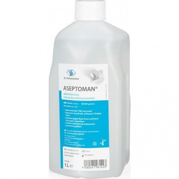 Dr. Schumacher Aseptoman %72 El Dezenfektan Solüsyonu 6 x 1 L