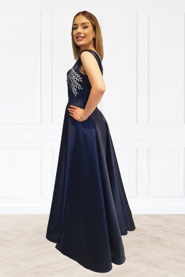 Tuana Kolsuz Abiye Saten Kumaş 4005 - 3