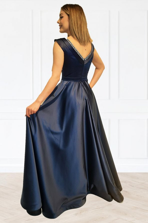 Tuana Kolsuz Abiye Saten Kumaş 4005 - 4