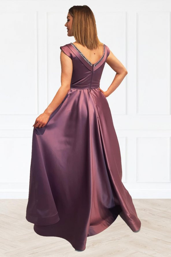 Tuana Kolsuz Abiye Saten Kumaş 4005 - 6