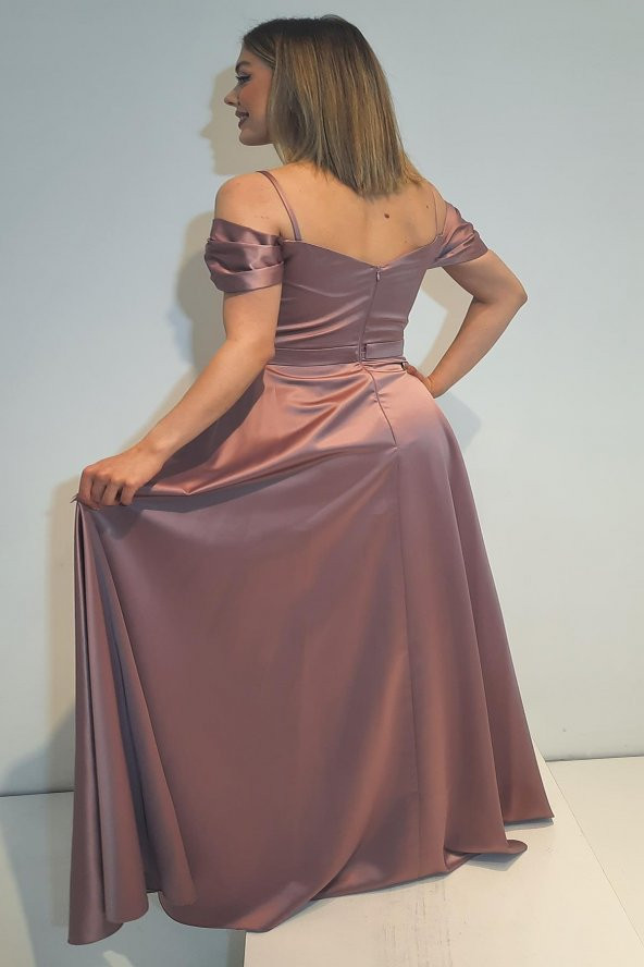 Tuana Abiye Kolsuz Saten Kumaş 9230 - 6