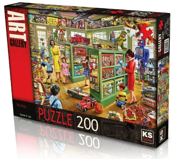 KS Puzzle 200 Parça Toy Shop Oyuncak Dükkanı
