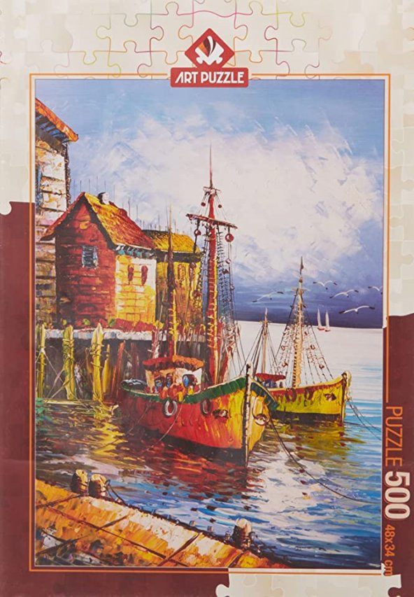 Turuncu Liman 500 Parça Puzzle - 2