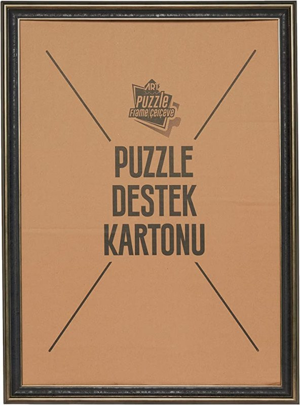 1500 Lük Siyah 85 x 60 cm (43 mm) Puzzle Çerçevesi