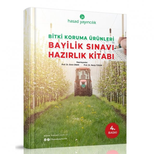 4.Baskı Bitki Koruma Ürünleri Bayilik Sınavı Hazırlık Kitabı