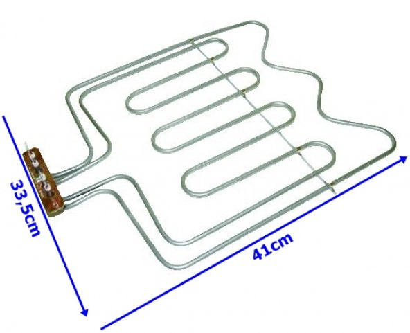 Pizza Fırın Kıvrık Flanş Rezistansı 3500Watt ( Kumpir Rezistansı)