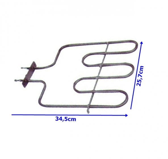 Termikel-Ariston Kare Fırını Rezistansı 6.5mm 220Volt 1300 Watt - 2