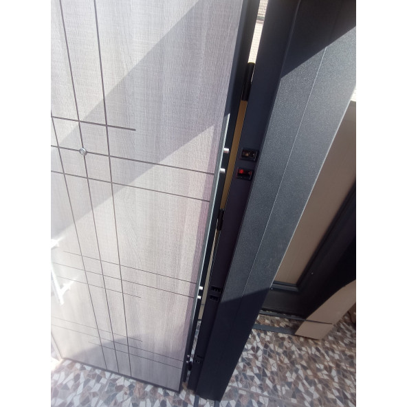 11532 Çelik Kapı, Ahşap Çelik Kapı Modelleri Sol Açılım Çelik Kapı - 2