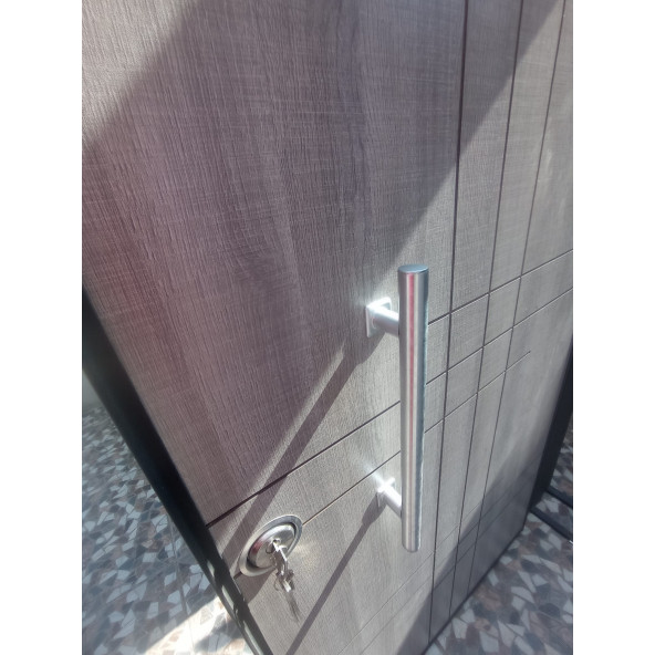 11532 Çelik Kapı, Ahşap Çelik Kapı Modelleri Sol Açılım Çelik Kapı - 4