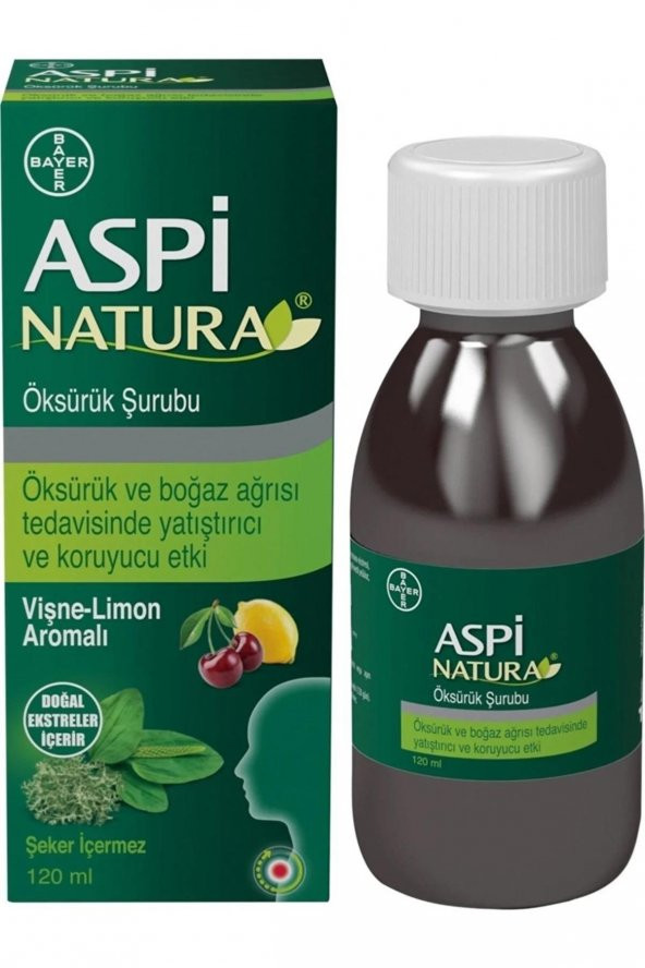 Aspinatura Öksürük Şurubu Vişne & Limon 120 ml