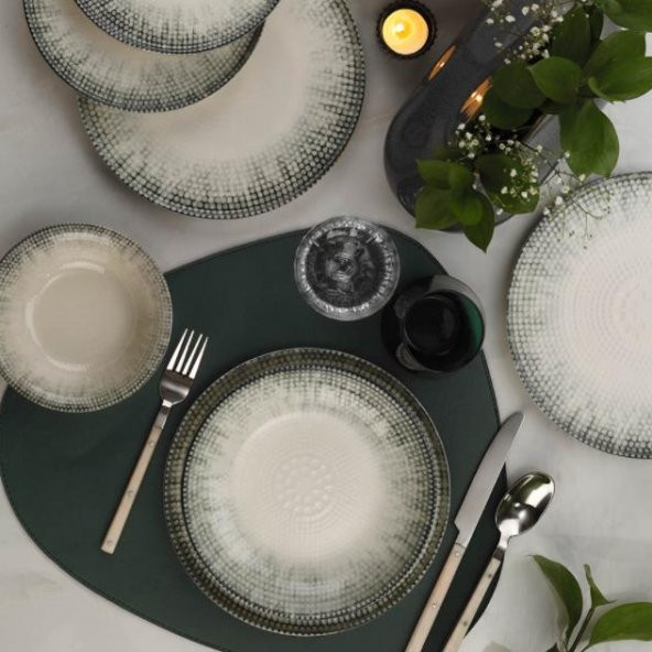 Kütahya Porselen Rotondo 24 Parça Yemek Takımı 91311