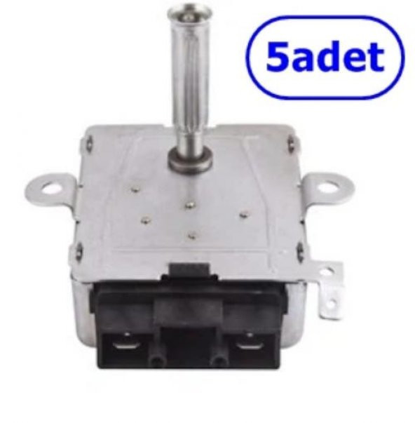 Piliç Çevirme Motoru 6Watt (30 Saniyede 1 tur) 5 adet