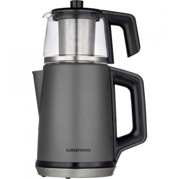 Grundig TM 6960 C Teanox 4 Kat Dayanıklı Cam Demlikli Çay Makinesi