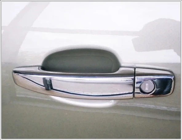 Opel Corsa E Krom Kapı Kolu 4 Kapı 2015 Üzeri Paslanmaz Çelik - Resim 5