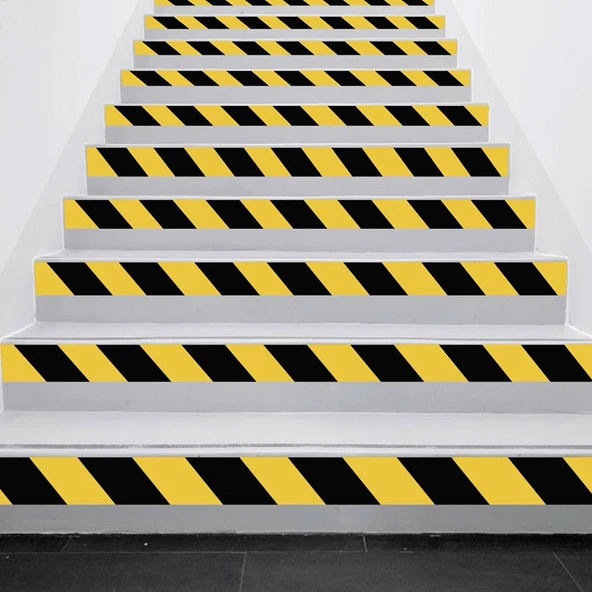 Yer İşaretleme Bandı Pvc Emniyet Zemin İkaz Bant 48 mm x 30 MT - Resim 3