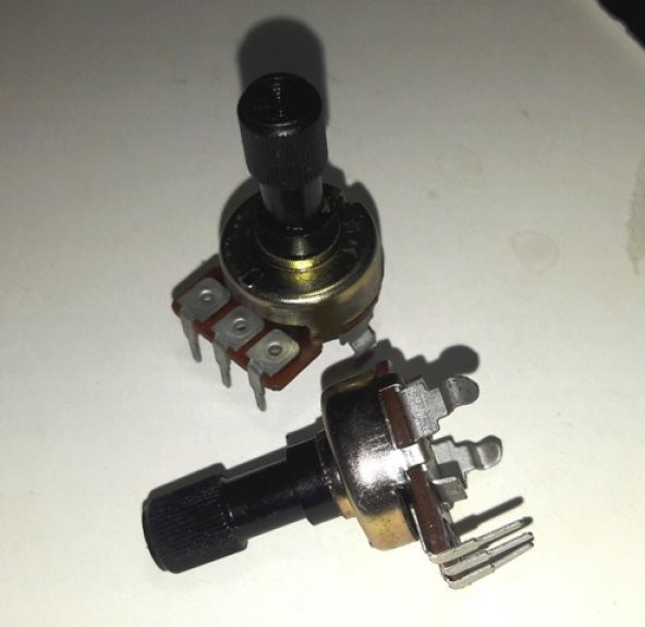 B 5K Potansiyometre - Siyah Başlıklı - Resim 2