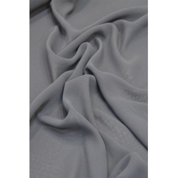 Gri Multi Şifon Kumaş 4 mt 0006