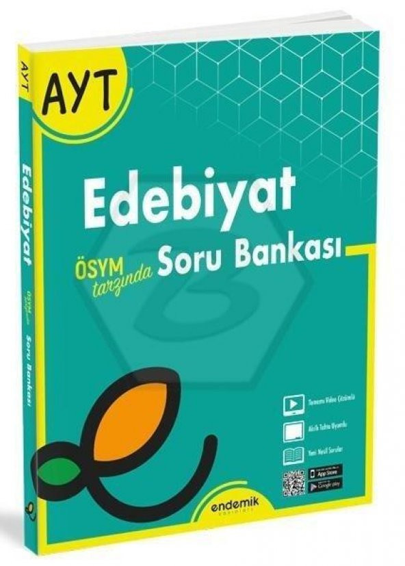 2022 AYT Edebiyat Soru Bankası Endemik Yayınları