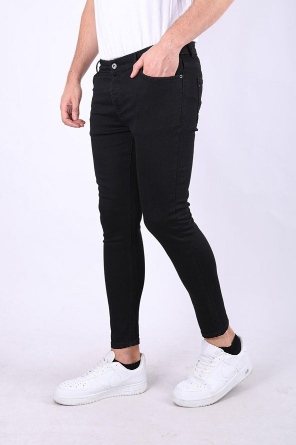 Tomms Erkek Siyah Slim Fit Bilek Boy Kot Pantolon ENRJNDNM-5113 - 2