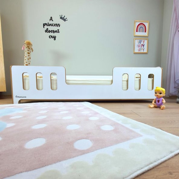 Markaawm Montessori Çocuk Yatak Mdf Bebek Karyola - 4