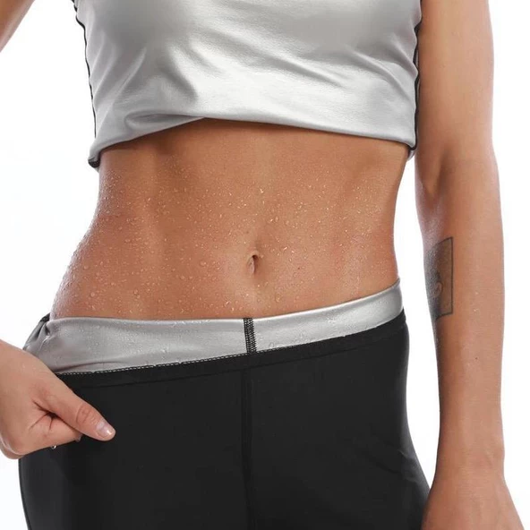 GD GOLDOREMİ Unisex Terleten Sauna Termal Etkili Terleme Tayt - 3