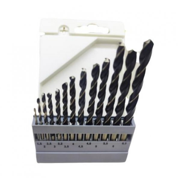 Bay-Tec MU1802 Metal Ahşap Hss Matkap Uç Seti Takımı 13 Parça - 2