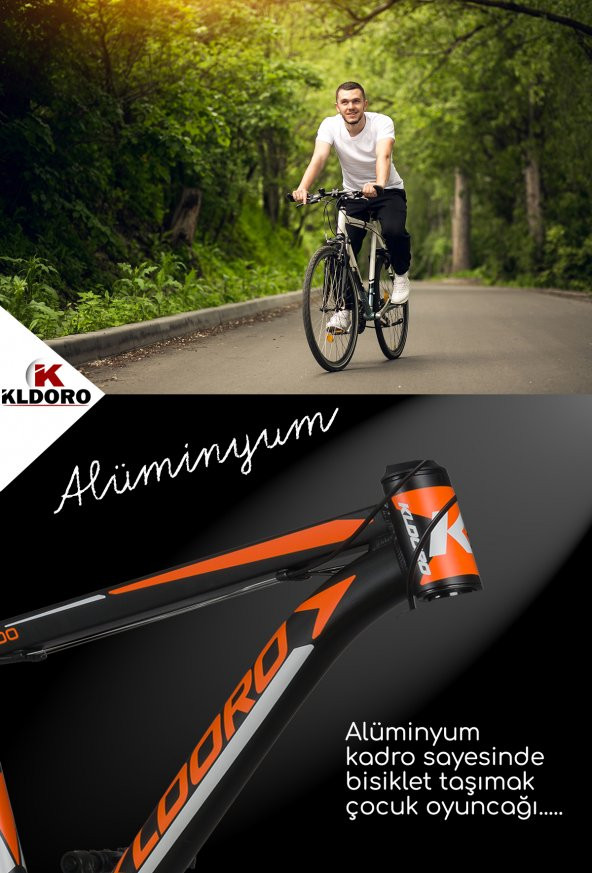 Kldoro Xk800 4.3 29 Jant Bisiklet Alüminyum Kadro 24 Vites Mekanik Disk Fren Dağ Bisikleti - 5
