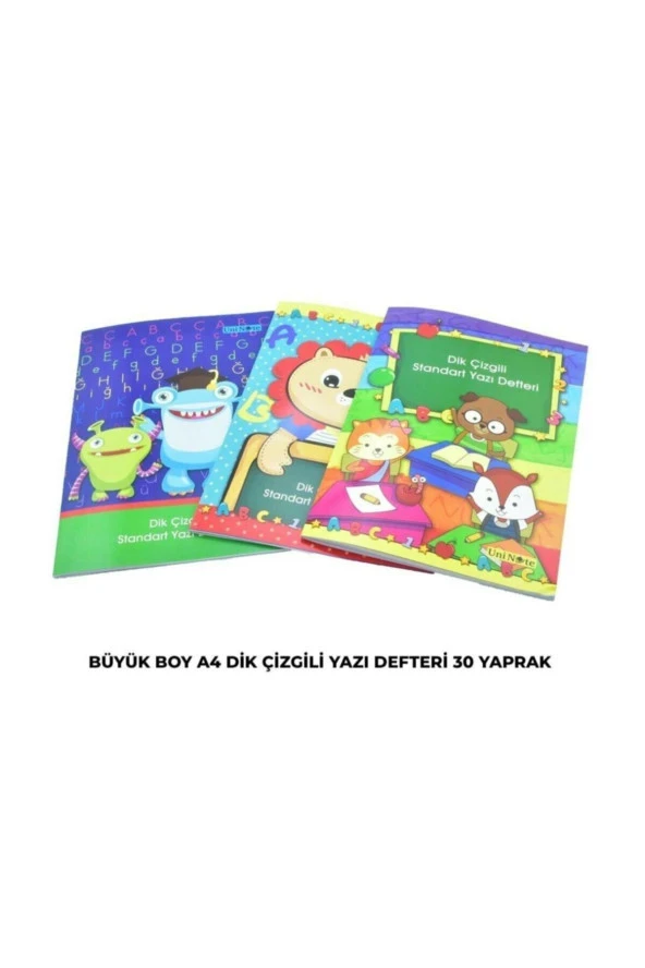 Çınar ÇNR 91021 A4 Dik Çizgili Güzel Yazı Defteri 30 Yaprak