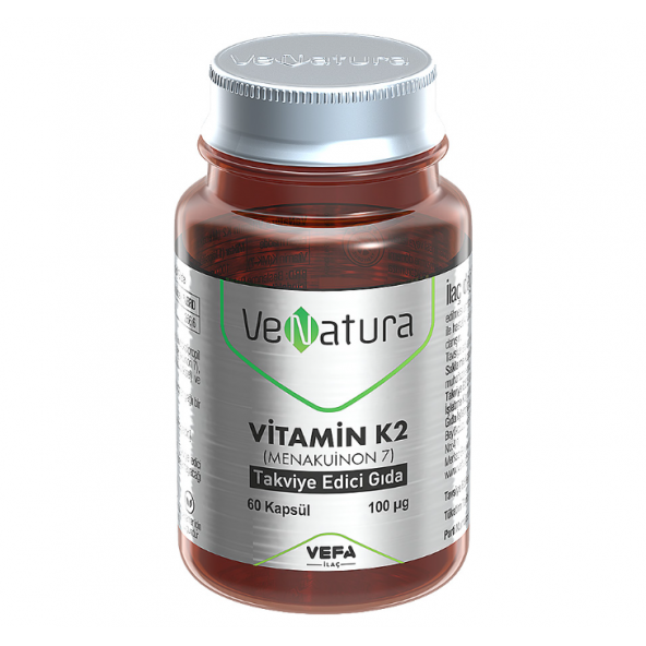 Venatura Vitamin K2 Menakuinon 7 Takviye Edici Gıda 60 Kapsül